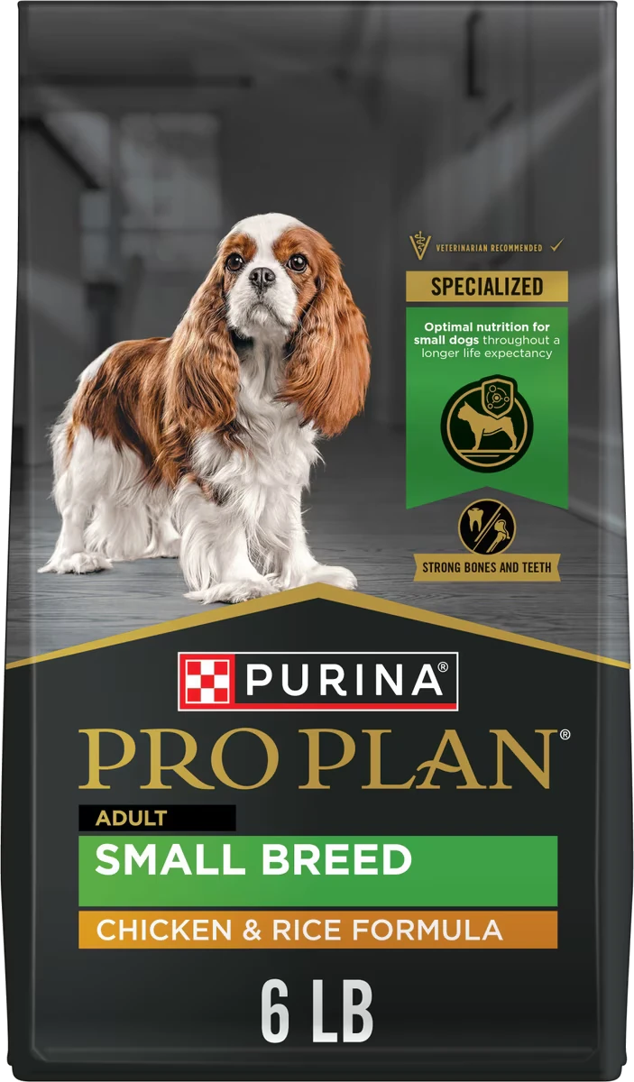 Bag of Purina Pro Plan Small & Toy Breed Adult dry dog food