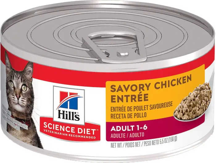 Can of Hill's Science Diet wet cat food