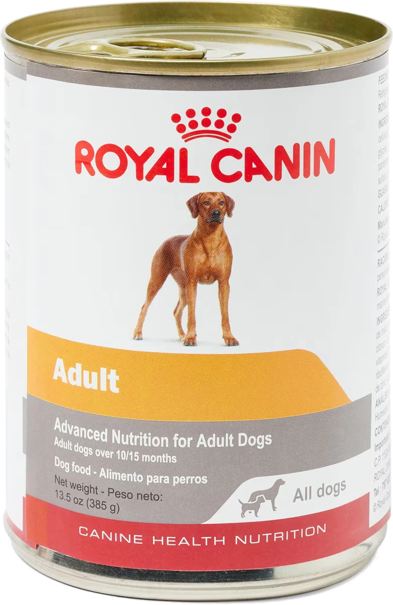 Can of Royal Canin wet dog food